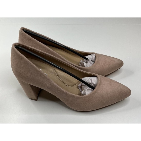 NEW J. Adam’s Jolie Heels Size 7 Women’s Nude - Picture 3 of 7